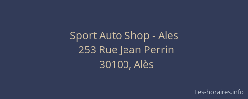 Sport Auto Shop - Ales