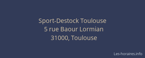 Sport-Destock Toulouse