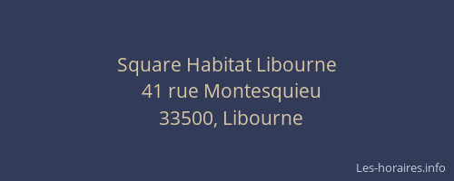 Square Habitat Libourne