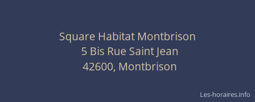 Square Habitat Montbrison