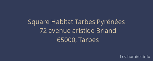 Square Habitat Tarbes Pyrénées