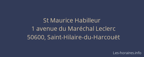 St Maurice Habilleur