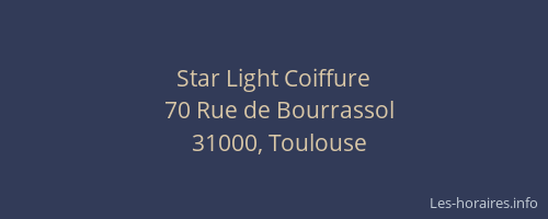 Star Light Coiffure