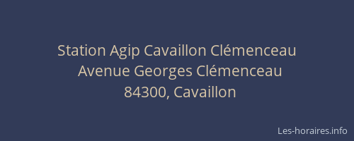Station Agip Cavaillon Clémenceau