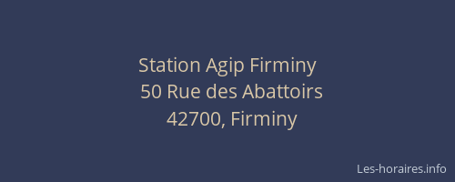 Station Agip Firminy