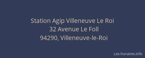 Station Agip Villeneuve Le Roi