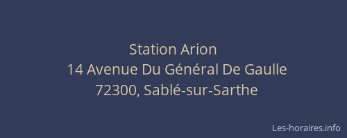 Station Arion