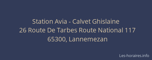 Station Avia - Calvet Ghislaine