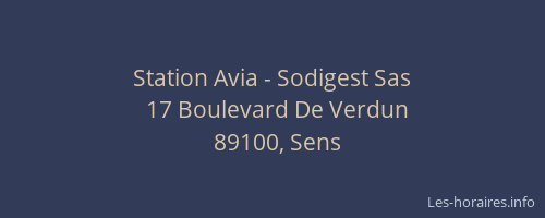 Station Avia - Sodigest Sas