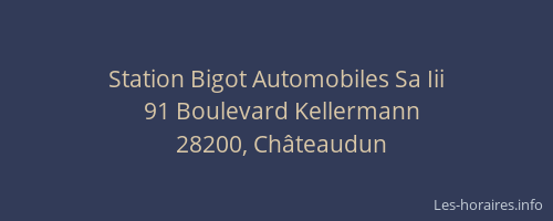 Station Bigot Automobiles Sa Iii