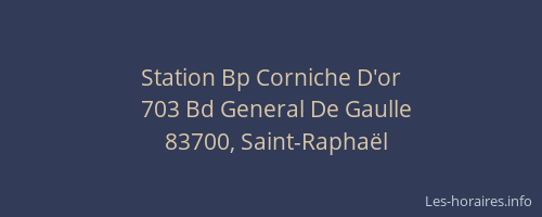 Station Bp Corniche D'or