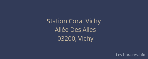 Station Cora  Vichy