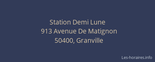 Station Demi Lune