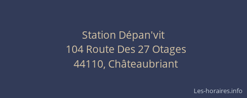 Station Dépan'vit