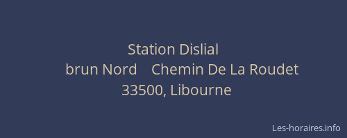 Station Dislial