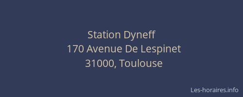 Station Dyneff