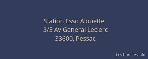 Station Esso Alouette