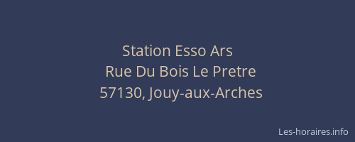Station Esso Ars
