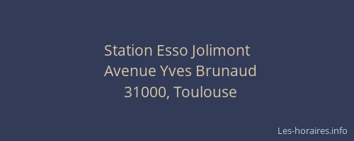 Station Esso Jolimont