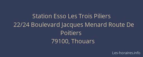 Station Esso Les Trois Piliers