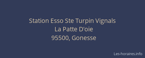 Station Esso Ste Turpin Vignals