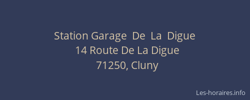 Station Garage  De  La  Digue