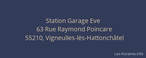 Station Garage Eve