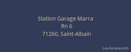 Station Garage Marra