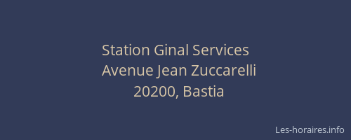 Station Ginal Services