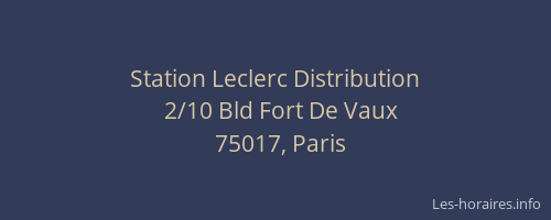 Station Leclerc Distribution