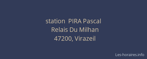 station  PIRA Pascal