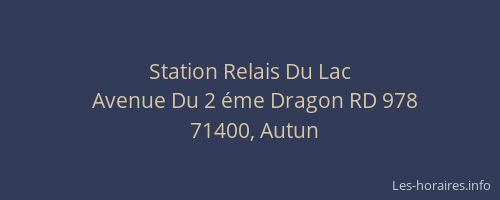 Station Relais Du Lac