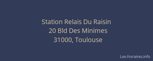 Station Relais Du Raisin