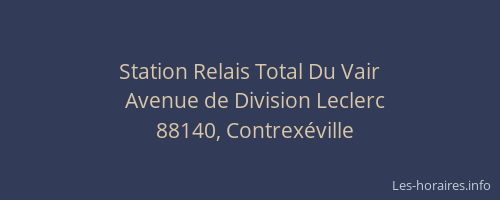 Station Relais Total Du Vair