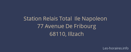 Station Relais Total  Ile Napoleon