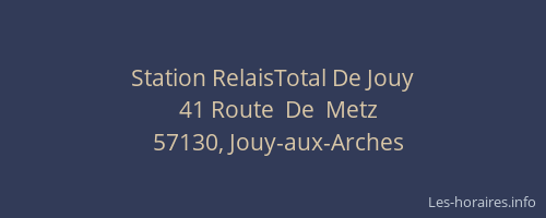 Station RelaisTotal De Jouy