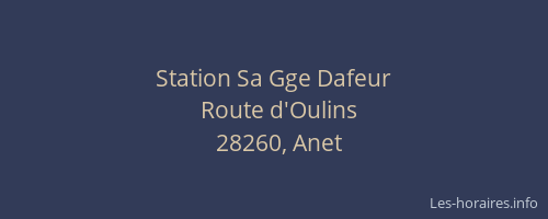 Station Sa Gge Dafeur