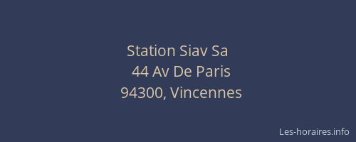 Station Siav Sa
