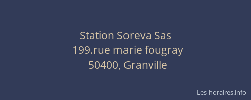 Station Soreva Sas