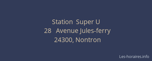 Station  Super U