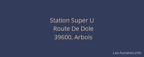 Station Super U