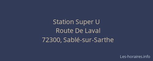 Station Super U