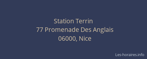 Station Terrin