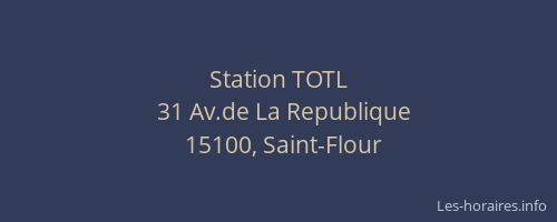 Station TOTL