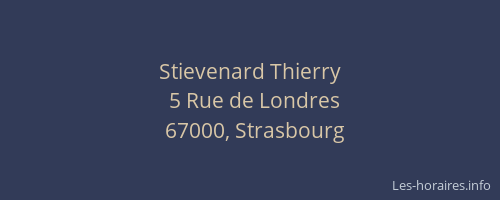 Stievenard Thierry