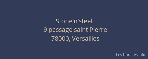 Stone'n'steel