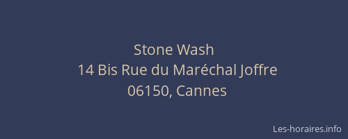 Stone Wash