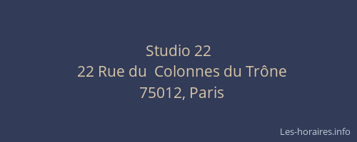 Studio 22