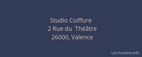 Studio Coiffure