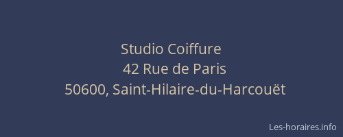 Studio Coiffure